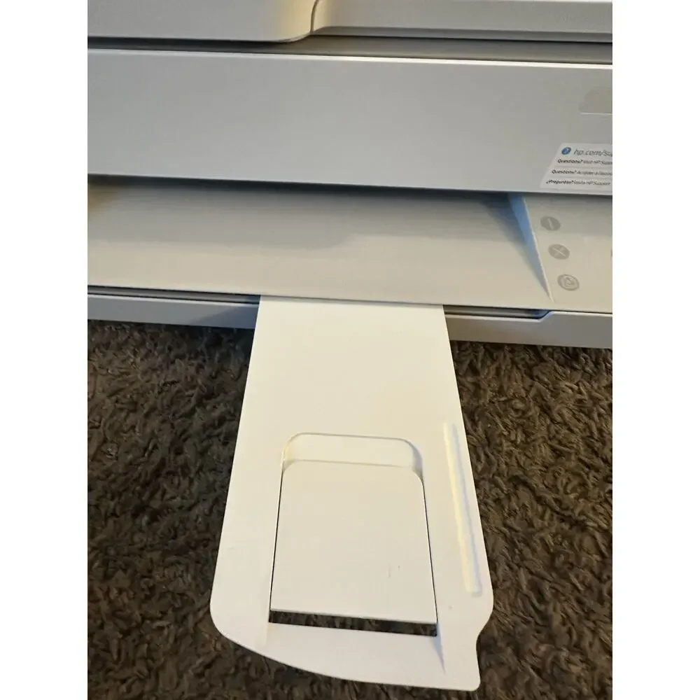 HP Envy 6455e All-In-One Color Inkjet Printer USB Scanner Copier White Tested
